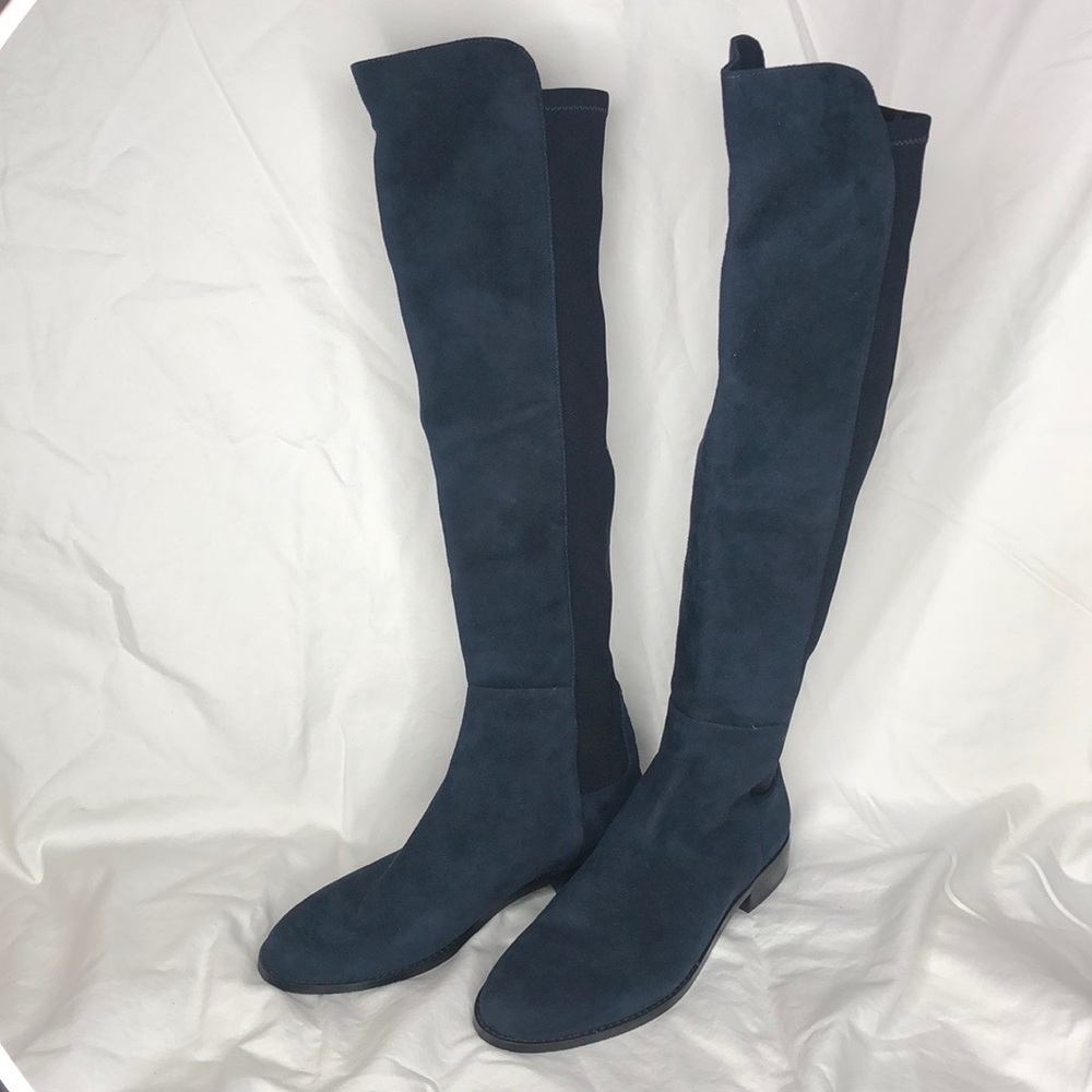 Stuart Weitzman Knee high boots, Dark Blue 6W